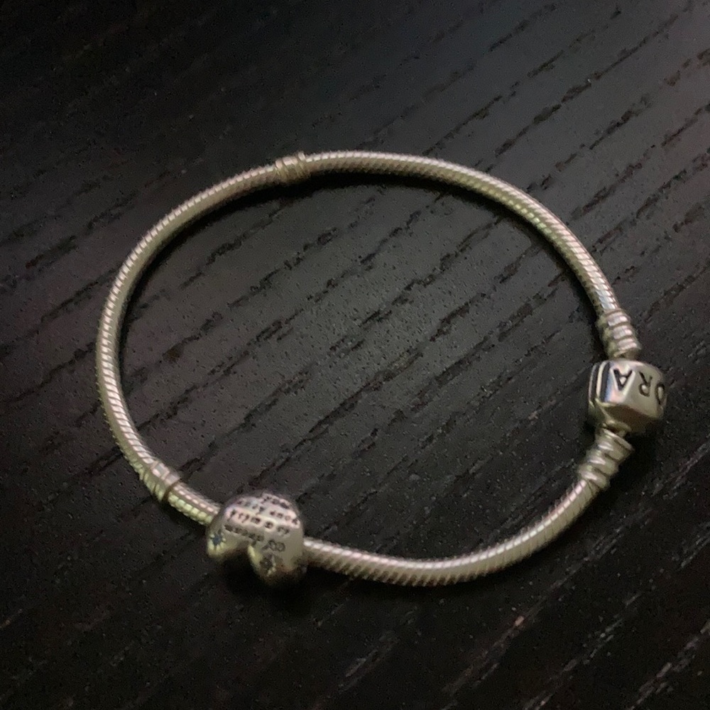 Pandora charm bracelet w/ Disney Cinderella charm